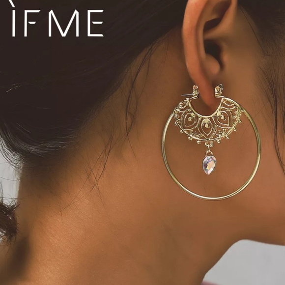 indian boho hipsters hoop earrings Jewelry - Gypsy Fun Hoop Boho Earrings Indian